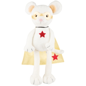 Personalised Medium 9 Inch Magnicico Mouse The Superhero with Cape - Embroidered - Any Name.