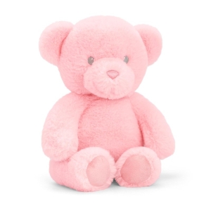 Personalised Baby Girl Pink Keel Toys Eco Teddy Bear - Small