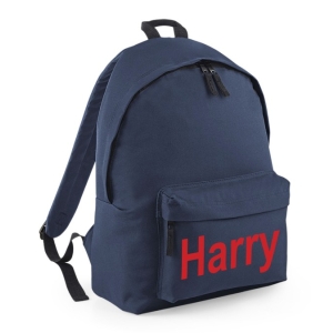 Personalised Any Name Printed Kids Children's School Nursery Backpack Rucksack Bag