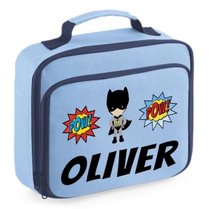 Personalised Axolotl Scene Printed Kids Children's School Lunch Box Cooler Bag