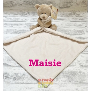 Bundles The Beige Bear Baby Rattle Blankie / Comfort Blanket / Comforter