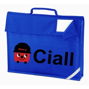 Personalised Henry Hoover Any Name Printed Kids Children's School Nursery Book Bag