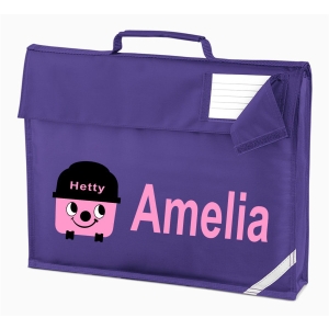 Personalised Hetty Hoover Any Name Printed Kids Children's School Nursery Book Bag
