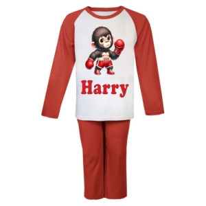 Boxing Gorilla Any Name Childrens Pyjamas