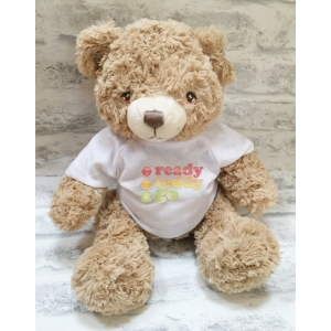 Promotional Branded Company School Charity Logo Printed Teddy Bears - Keel Toys Eco Bramble Bear 36cm