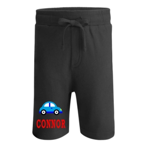 Car Any Name Childrens Cotton Shorts