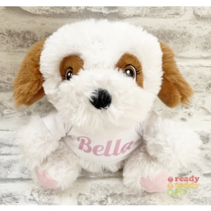 Personalised Teddy Bear - Small 9 Inch Keel Toys Eco Adoptable World Cockapoo Teddy Bear - Printed.