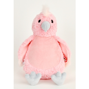 Personalised Teddy Bear - 14 Inch Cubbies Captain Caw Caw Cockatoo Bird - Embroidered with NAME / TEXT / Baby Birth Details
