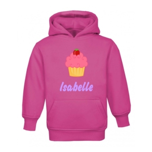 Cupcake Any Name Childrens Hoodie
