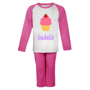 Cupcake Any Name Childrens Pyjamas