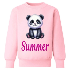 Panda Any Name Childrens Sweatshirt / Jumper