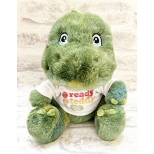 Personalised Teddy Bear - Small 9 Inch Keel Toys Eco Adoptable World Dinosaur Teddy Bear - Printed.