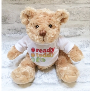 Promotional Branded Company School Charity Logo Printed Teddy Bears - Keel Eco Dougie Bear 25cm