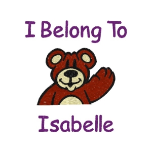 CHOOSE from x 37 Embroidered Designs + Text (2 Lines)