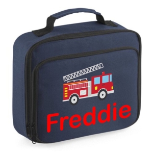 Personalised Axolotl Scene Printed Kids Children's School Lunch Box Cooler Bag