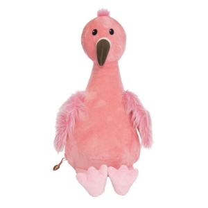 Personalised Cubbies Embroidered Baby Soft Toys - 14 Inch Florence The Flamingo