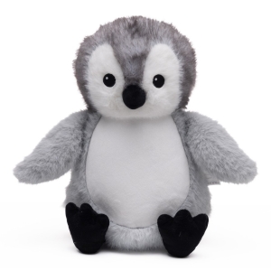 Personalised Teddy Bear - 14 Inch Cubbies Puddles The Baby Penguin - Embroidered with NAME / TEXT / Baby Birth Details