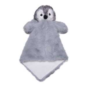 Personalised Puddles The Baby Penguin Lovey Luvie Comforter / Comfort Blanket Embroidered with ANY NAME