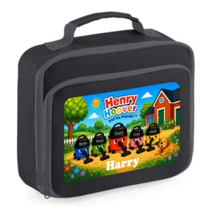 Personalised Axolotl Scene Printed Kids Children's School Lunch Box Cooler Bag