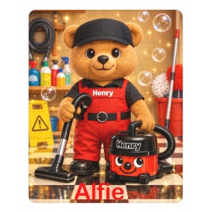 Personalised Children's Cardboard 30 Piece Jigsaw Puzzle - Any Kids Name - Cowboys Design