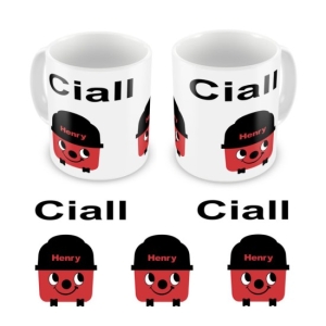 Personalised Children's 10oz Mugs / Cups - Any Kids Name Henry Hoover Design
