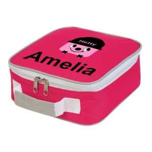 Personalised Hetty Hoover Any Name Printed Kids Children's School Lunch Box Cooler Bag