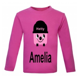 Hetty Hoover Any Name Childrens Printed T-Shirt