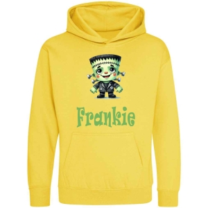 Halloween Frankenstein Boy Any Name Childrens Hoodie