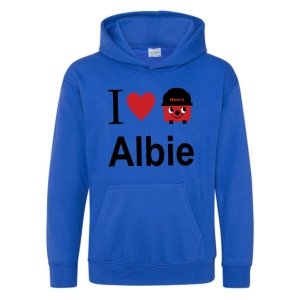 I Heart Henry Hoover Any Name Childrens Hoodie