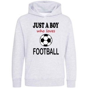 Just a Boy / Girl who loves FOOTBALL Childrens Hoodie