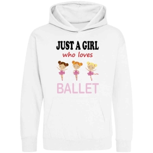 Just a Girl who loves BALLET Childrens Hoodie