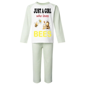 Just a Boy / Girl who loves BEES Childrens Pyjamas