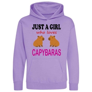 Just a Boy / Girl who loves CAPYBARAS Childrens Hoodie