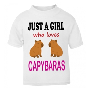 Just a Boy / Girl who loves CAPYBARAS Childrens Printed T-Shirt