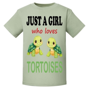 Just a Boy / Girl who loves TORTOISES Childrens Printed T-Shirt