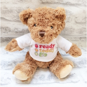 Promotional Branded Company Charity School Logo Printed Teddy Bears - Keel Eco Bear 25cm