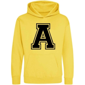 Any Initial (Large) Childrens Hoodie (More Colours & Bigger Sizes)