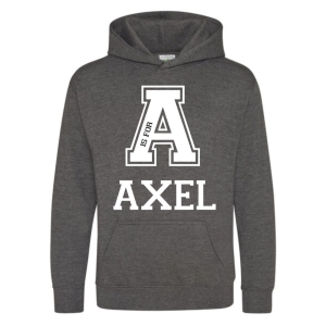 Letter is for Any Name Childrens Hoodie (More Colours & Bigger Sizes)