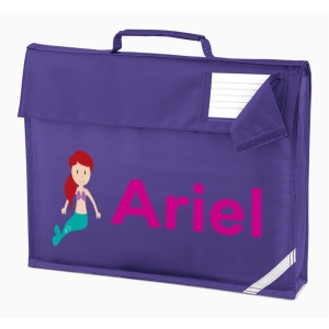Personalised Mermaid Any Name Printed Kids Children's School Nursery Book Bag