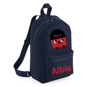 Personalised Henry Hoover Any Name Printed Kids Children's School Mini Backpack Rucksack Bag