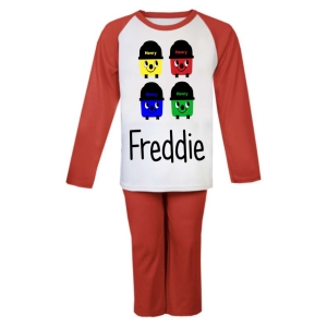 Multi-Coloured Henry Hoover Any Name Childrens Pyjamas