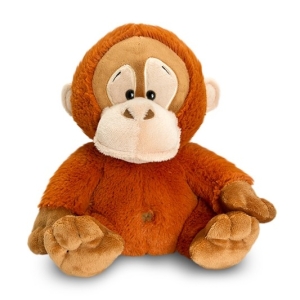 Personalised Soft Toys - Medium 9 Inch Anizoomals The Orangutan - Printed T-Shirt.