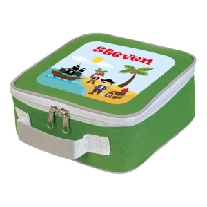 Personalised Pirates Any Name Printed Kids Children's School Lunch Box Cooler Bag