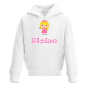 Princess Any Name Childrens Hoodie