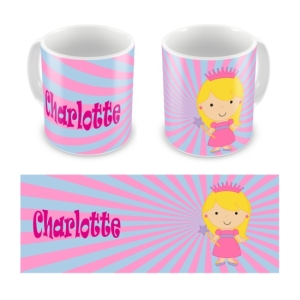 Personalised Kid's Children's 10oz Mugs / Cups - Princess Any Name Design