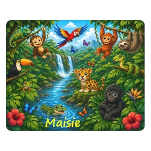 Personalised Children's Cardboard 30 Piece Jigsaw Puzzle - Any Kids Name - Mermaids Scene Design