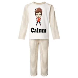 Rugby Player Boy Any Name Childrens Pyjamas