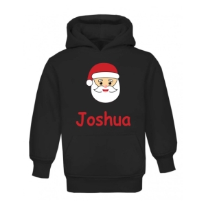 Christmas Santa Any Name Childrens Hoodie