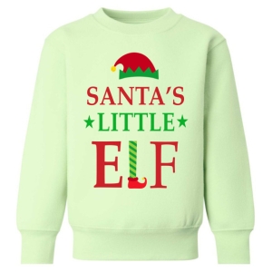 Santa's Little Elf Christmas Childrens Sweatshirt / Jumper