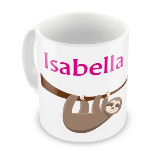Sloth + Name Mug